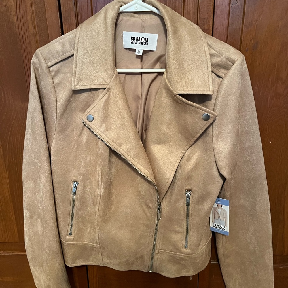 BB Dakota by Steve Madden NWT Suede Jacket size L